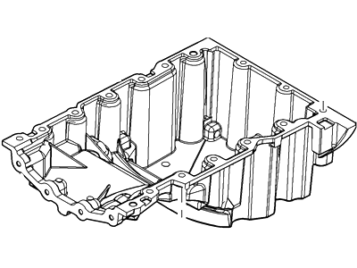 BR3Z-6675-P Ford Pan Assembly - Engine Oil Illustration 1 of 1