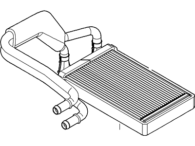 Ford CG1Z-18476-A Core Assy - Heater
