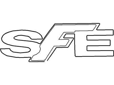 Ford BE8Z-5442528-C Name Plate
