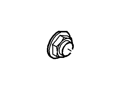 Mercury 6E5Z-3B477-AA Nut