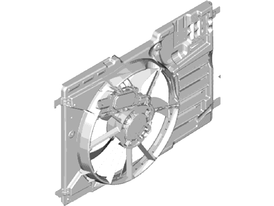 Ford CV6Z-8C607-J Motor And Fan Assy - Engine Cooling