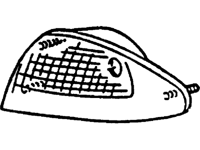 Mercury F8RZ13404DA Tail Lamp Assembly