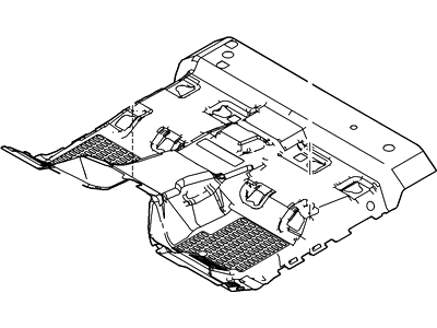 Ford DC3Z-2513010-AA Mat - Floor DC3Z-2513010-AA Ford Mat - Floor Illustration 1 of 1