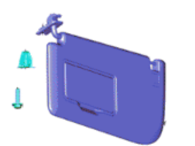 Ford JL3Z-1504105-CA Visor Assy - Sun