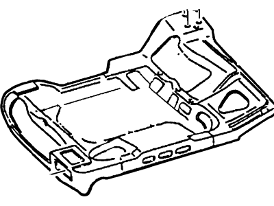 Mercury YW7Z5463101AA Frame & Spring - Front Suspension