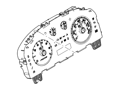 Ford 8S4Z-10849-Q Instrument Cluster