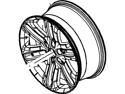 Ford 8L1Z-1007-A Wheel Assy