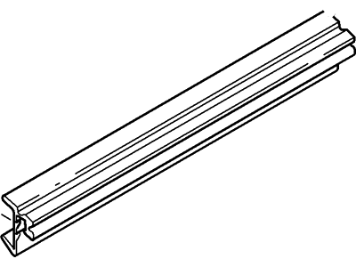 Ford 3S4Z-5421453-AA Weatherstrip - Door Belt, Driver Side