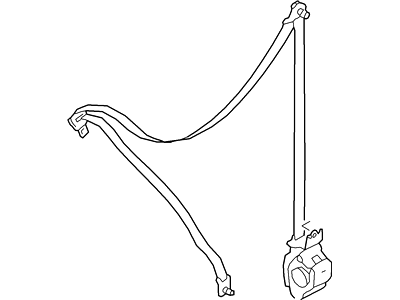 Ford YL8Z-78611B09-AAB Seat Belt Assy