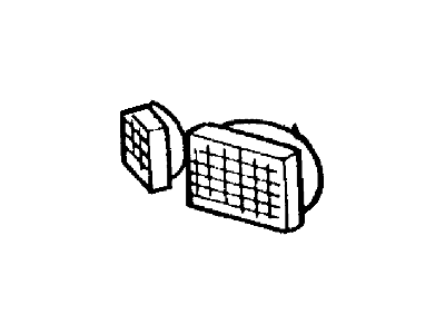 Ford 3C2Z-13201-AA Parking Light - Without Bulb, Driver Side