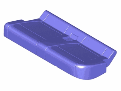 Ford FL3Z-1863805-DB Cover Assy - Rear Seat Cushion