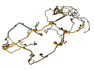 DR3Z-14A005-AA Ford Wiring Assembly Illustration 1 of 1