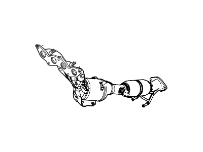 Ford CP9Z-5G232-A Exhaust Manifold And Catalyst Assy