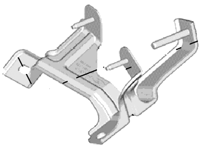 Ford DG9Z-2C304-B Bracket, Lower
