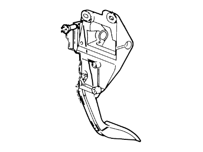 Ford 1F2Z-2455-AA Pedal Assy - Brake                 