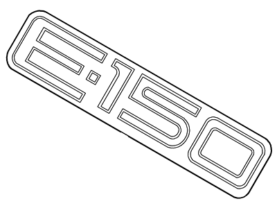 Ford E-150 Econoline Emblem - XC2Z-1542528-AA