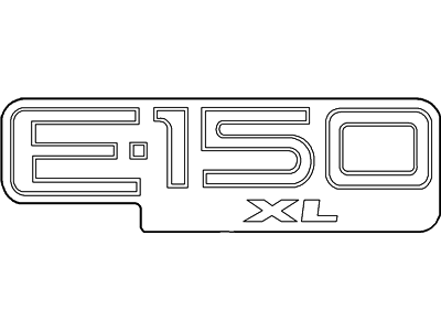 Ford E-150 Econoline Emblem - XC2Z-1542528-EA
