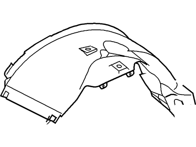 Mercury 4L2Z-16054-AA Apron Assy - Front Fender