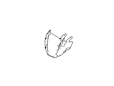 Ford 1L2Z-16D072-AA Extension, Passenger Side