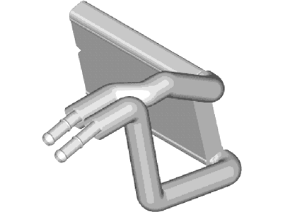CK4Z-18476-C Ford Radiator And Seal Assembly - Heater Illustration 1 of 1