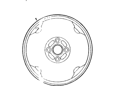 Mercury Tracer Spare Wheel - F7CZ-1007-AAA