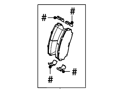 Lincoln 7T4Z-2001-A Kit - Brake Lining
