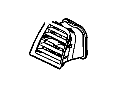 Ford BB5Z-19893-BA Louvre Assembly - Vent Air, Driver Side