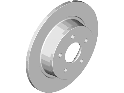 Ford DV6Z-2C026-A Rotor, Rear
