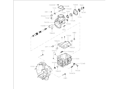 2007 Ford Mustang Transmission Assembly - 9R3Z-7003-BA