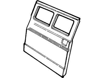 Ford E7UZ1524623A Door Assembly - Body Side Rear Window