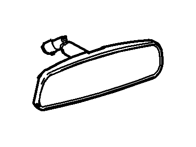 Lincoln F5SZ-17700-AA Mirror Assy - Rear View - Inner