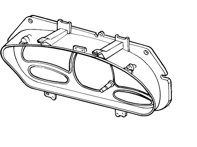 Mercury F7CZ-10890-AA Cluster Cover