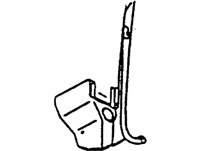 Ford F7CZ-5402344-AAF Panel - Cowl Side Trim