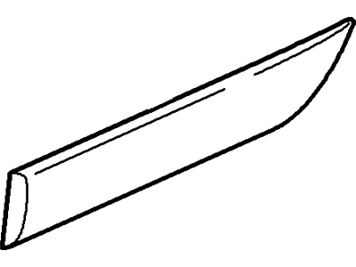 Ford 5S4Z-6129076-AAA Moulding Assembly - Rear Quarter Outer, Passenger Side
