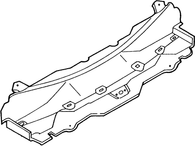 Ford F8CZ5402010AB Cowl Top Panel