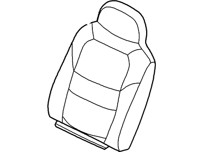 Ford 5C3Z-2564416-GAB Cover Assembly - Seat Back