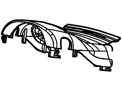 Ford YS4Z-3530-BBA Shroud Assy - Steering Column