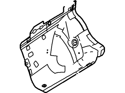 Ford 8G1Z-16055-A Apron Assy - Front Fender