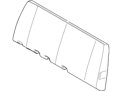 3C2Z-1666800-BA Ford Pad - Rear Seat Back Illustration 1 of 1