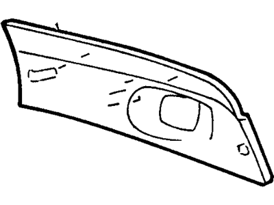 Ford F68Z1622634AAA Handle Bezel