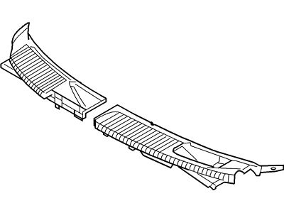 Mercury 4L2Z-78022A69-BAA Grille - Cowl Top