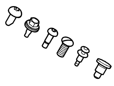 Ford 4M5Z-17C756-AA Bumper Cover Hardware Kit