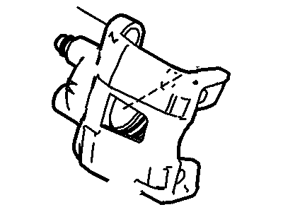 Mercury 3L2Z-2V553-AARM Caliper Assy - Brake - Less Pads