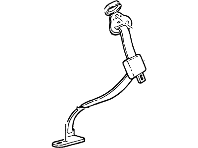 Mercury Sable Seat Belt - F7DZ-54611B68-AAD
