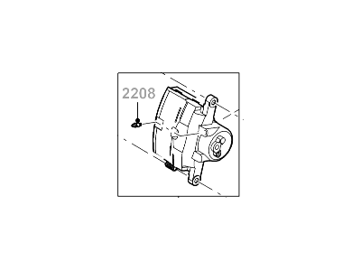 Lincoln 6E5Z-2V121-CRM Caliper Assy - Brake - Less Pads