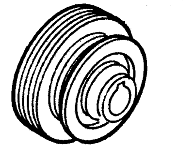 Ford F32Z6C337A Crankshaft Pulley