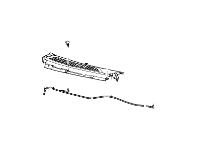 Ford 4L3Z-15022A68-AA Grille - Cowl Top, Passenger Side