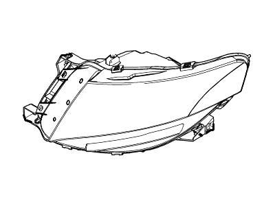 Lincoln AE9Z-13008-D Headlamp Assy