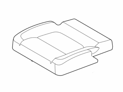 Ford FB5Z-7863804-HH Cover Assy - Rear Seat Cushion