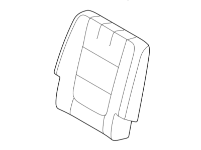 Ford FB5Z-7866601-HH Cover Assy - Rear Seat Back